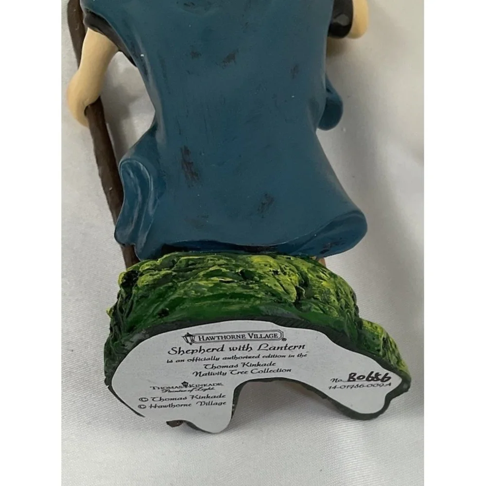 Thomas Kinkade Hawthorne Village Nativity Tree Collection Shepard & Pray Angel